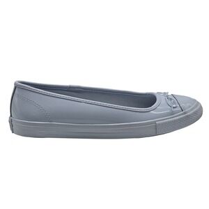 Converse CTAS Dainty Ballerina Shoes Women 10 Blue Patent Leather A14853C